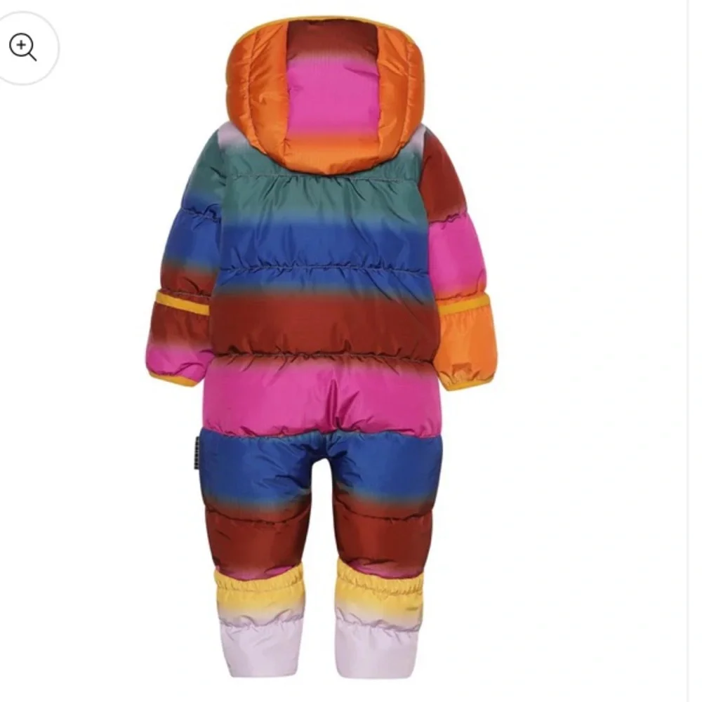Molo Multicolor Hebe Glowy Rainbow Puffer Snowsuit - Picture 9 of 13